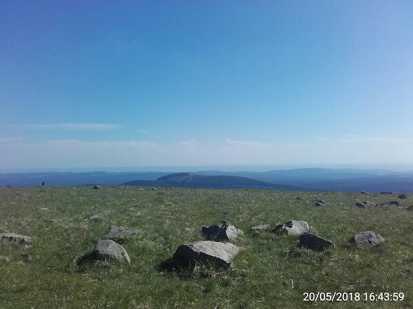 Blick auf den Wurmberg vom Brocken