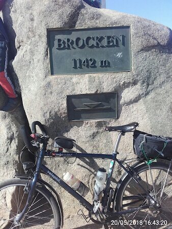 Gipfelschild Brocken