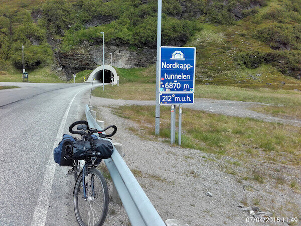 Nordkapptunnel Südportal