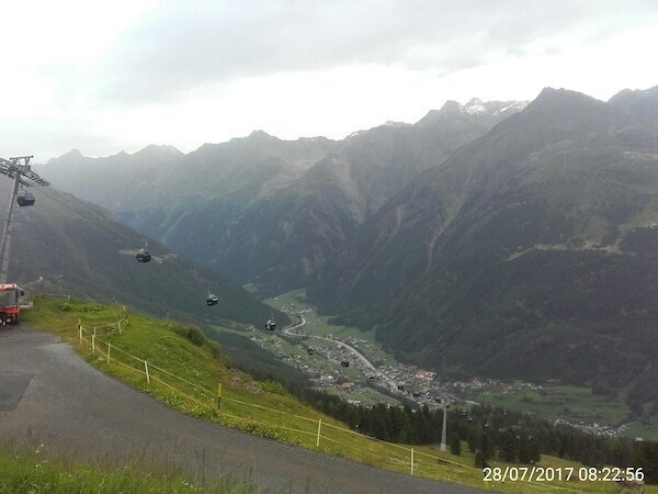 Blick auf Sölden