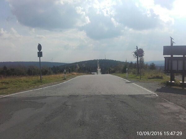 Fichtelberg nach Süden geblickt